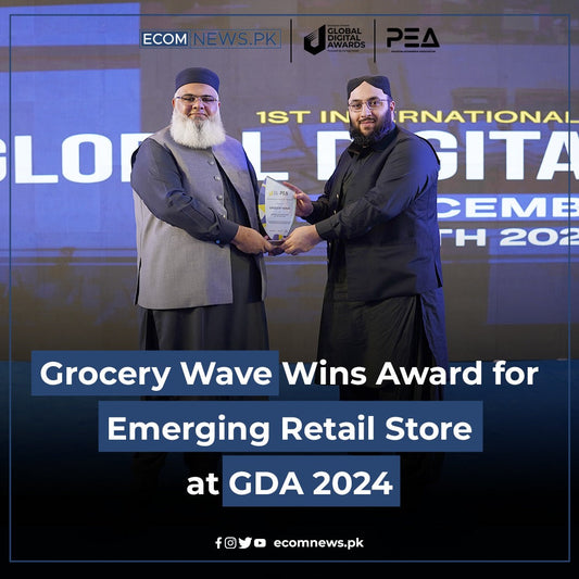 Grocery Wave:Winner of Emerging Retail Store at Global Digital Awards 2024