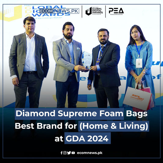 Diamond Supreme Foam Bags Best Brand for Home & Living Category at GDA 2024