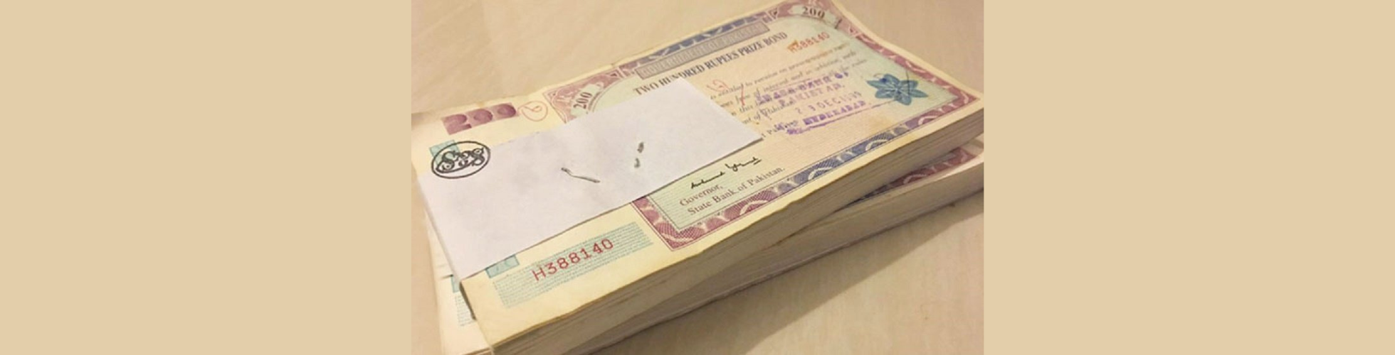 Government Revises Tax Rates on Prize Bond Winnings and Debt Profits