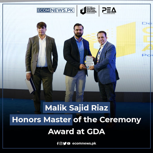 Malik Sajid Riaz Honored with Master of the Ceremony Award at GDA 2024