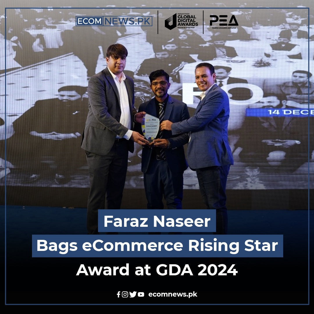 Faraz Naseer Awarded E-commerce Rising Star at Global Digital Awards 2024