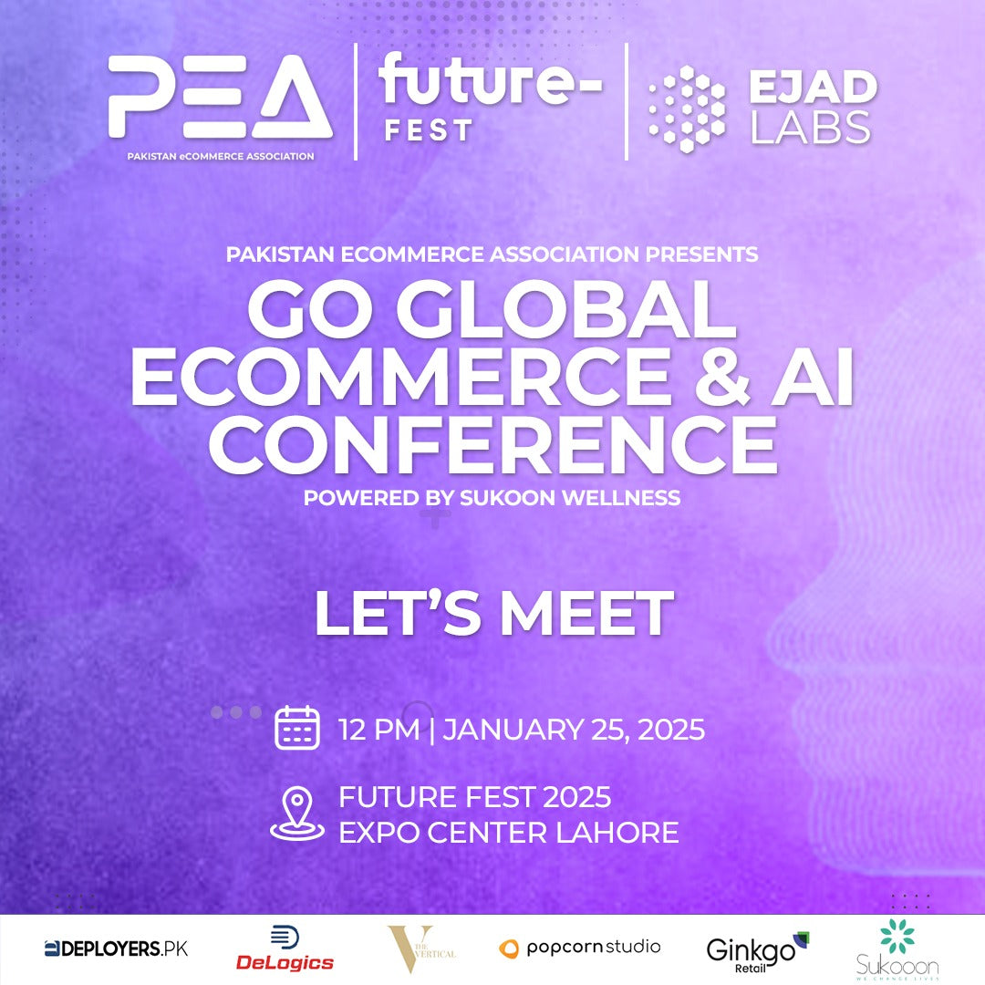 Join Go Global: Ecommerce & AI Conference hosted by the Pakistan eCommerce Association on 25th Jan '25