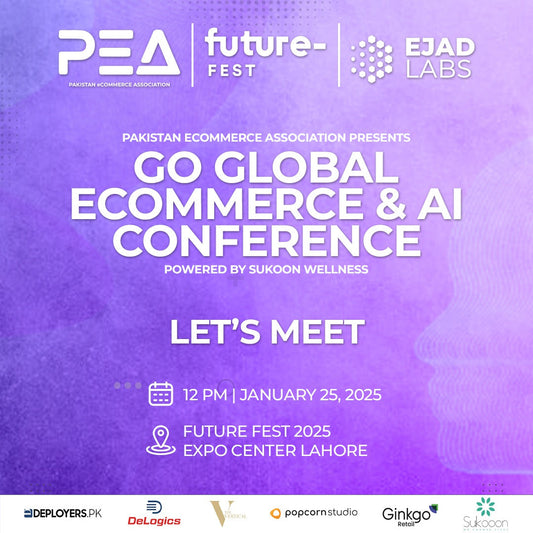 Join Go Global: Ecommerce & AI Conference hosted by the Pakistan eCommerce Association on 25th Jan '25