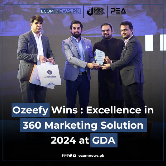 Ozeefy Triumphs in Excellence in 360° Marketing Solutions Category at Global Digital Awards 2024