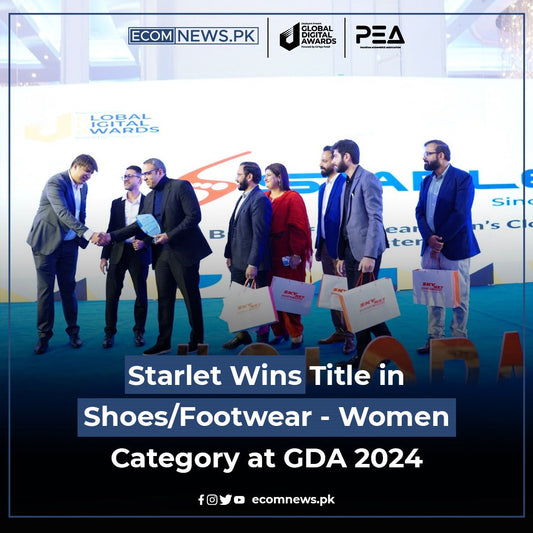 Starlet Wins Title in Shoes/Footwear - Women Category at Global Digital Awards 2024